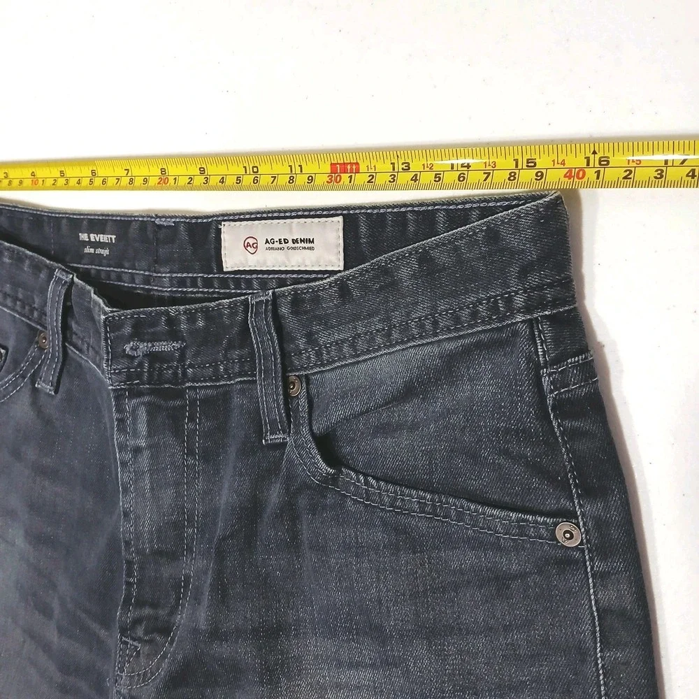 AG-ed Mens Denim Jeans The Everett Slim Straight Leg SZ 31x28 Med Wash Classic‎